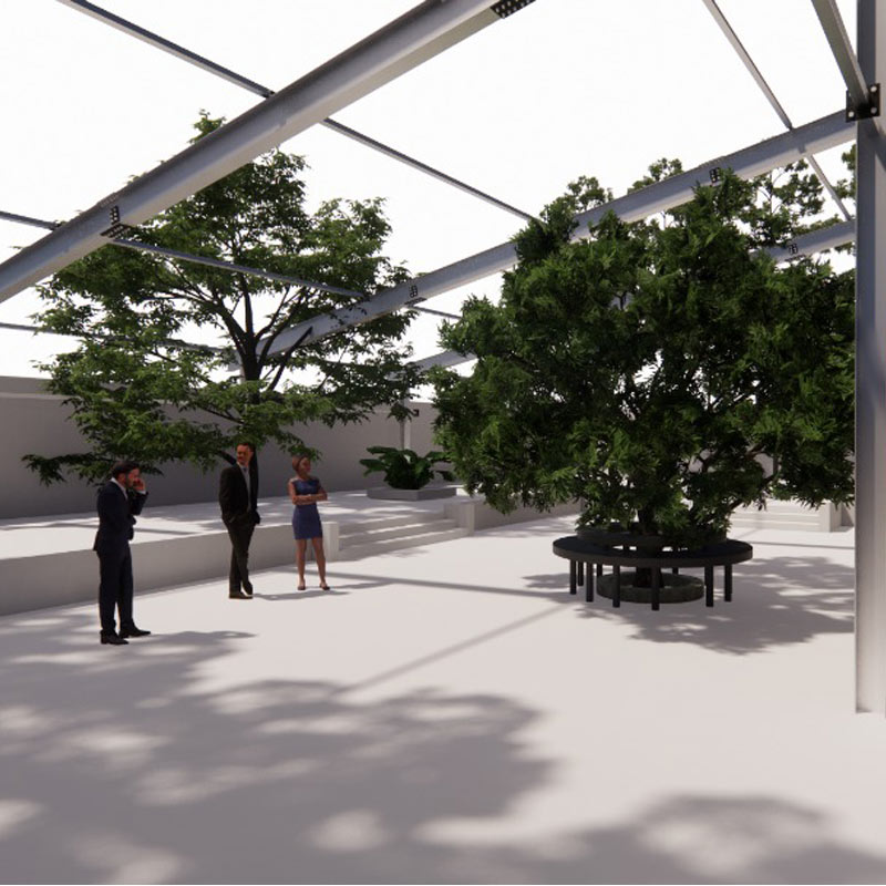 طراحی و اجرای پوشش سقف تالار پذیرایی نها