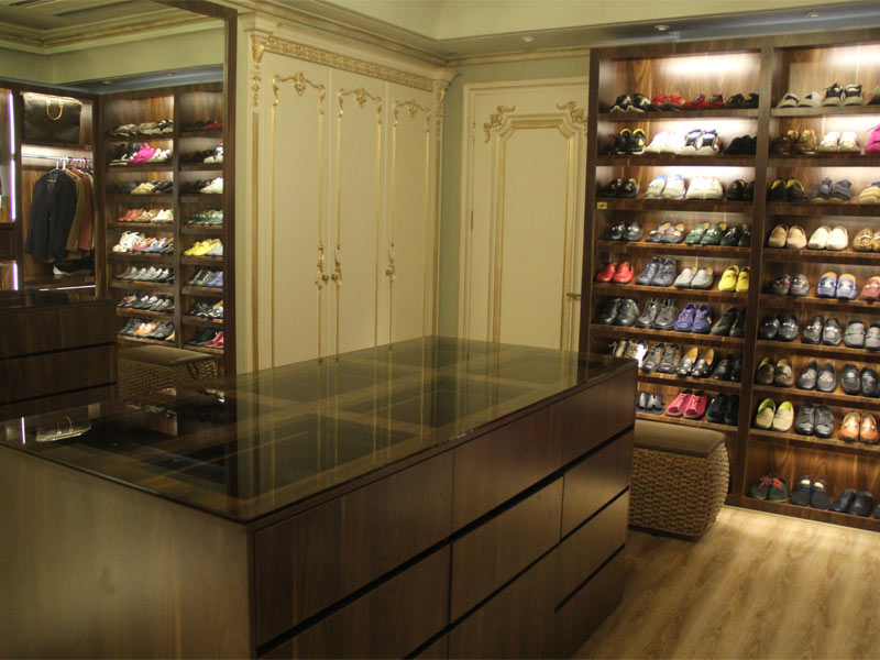 اجرای اتاق لباس