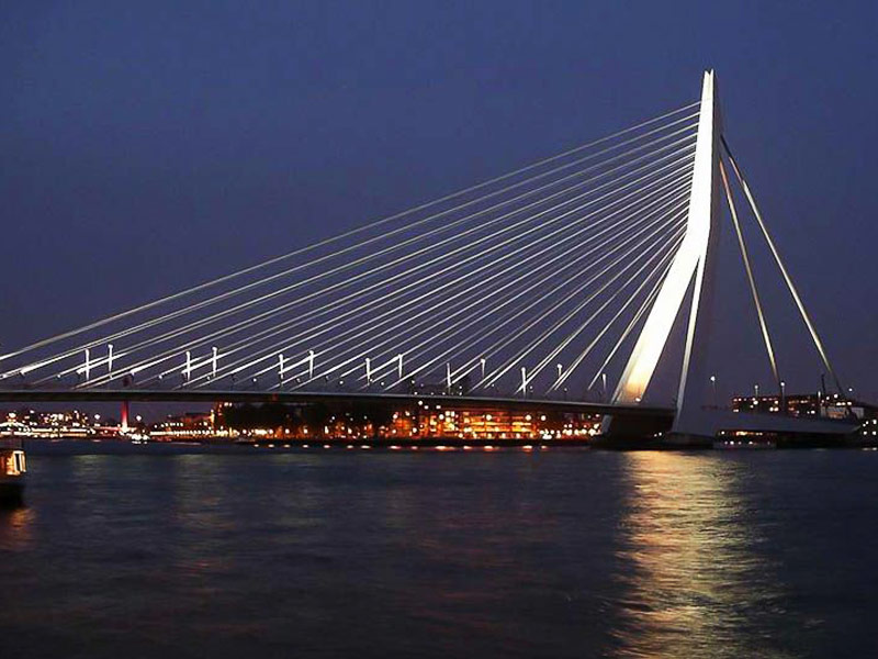 طراحی پل کابلی اراسمبورگ