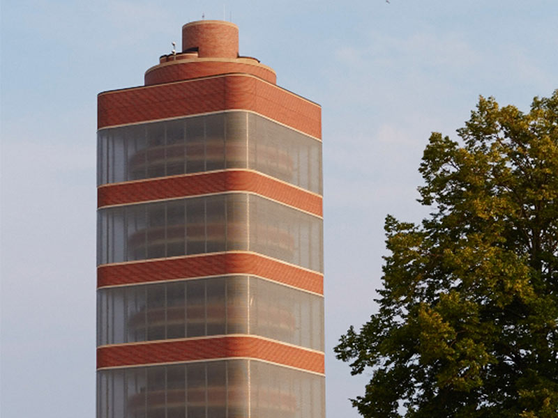 طراحی نمای برج وکس جانسون فرانک لوید رایت