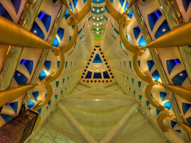 طراحی داخلی برج العرب