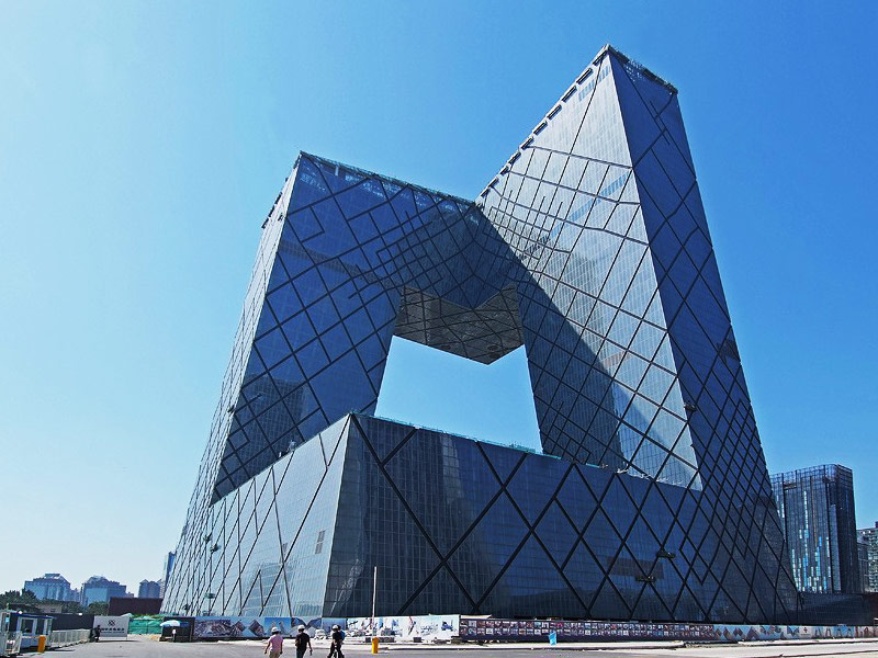رم کولهاس ساختمان تلویزیون مرکزی چین