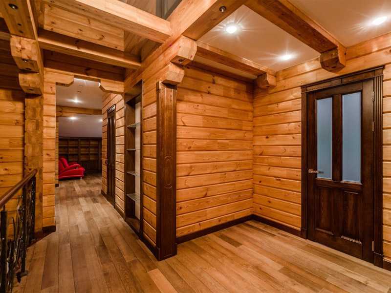 طراحی و اجرای داخلی خانه چوبی