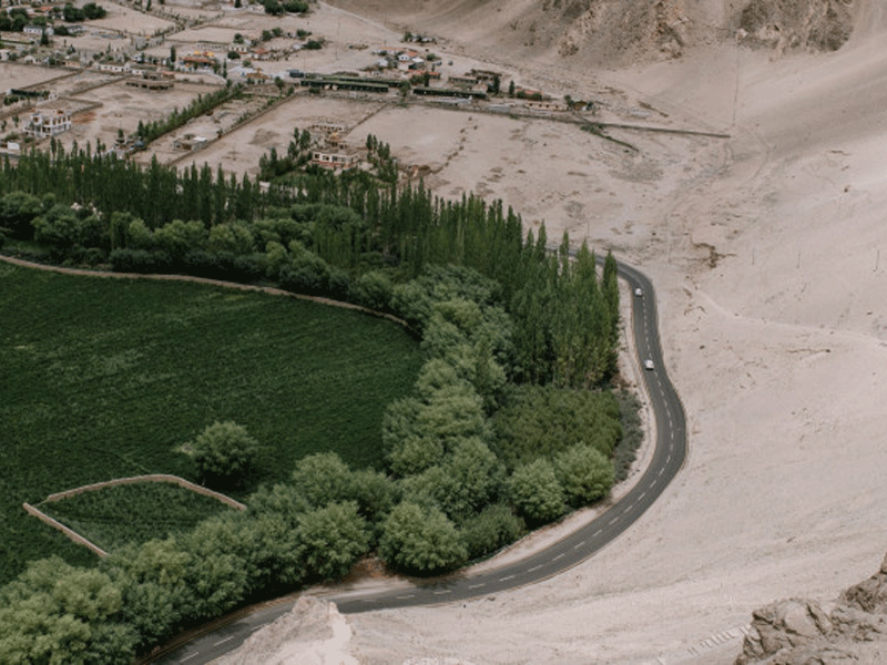 حاصل خیز کردن خاک بیابان