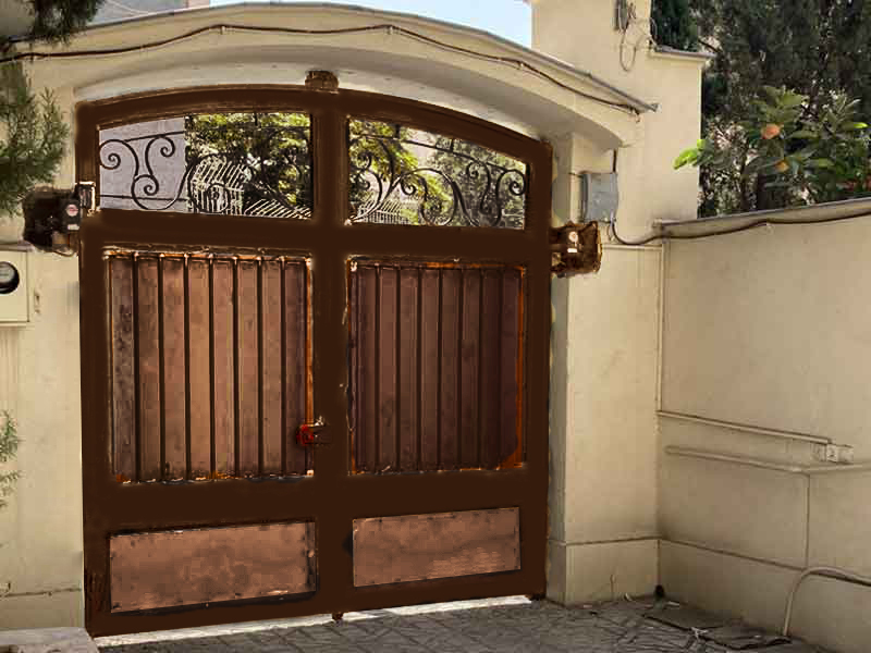 اجرای درب فلزی ساختمان