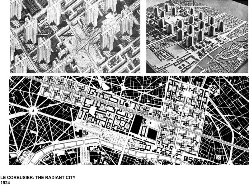 طراحی شهر معاصر لوکوربوزیه
