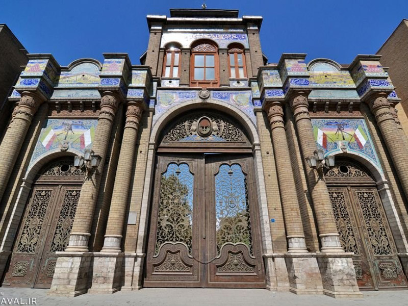 The entrance to the Iranian garden