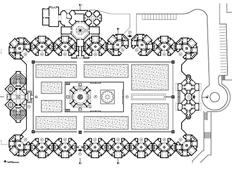 Use of Octagon pattern in plan design