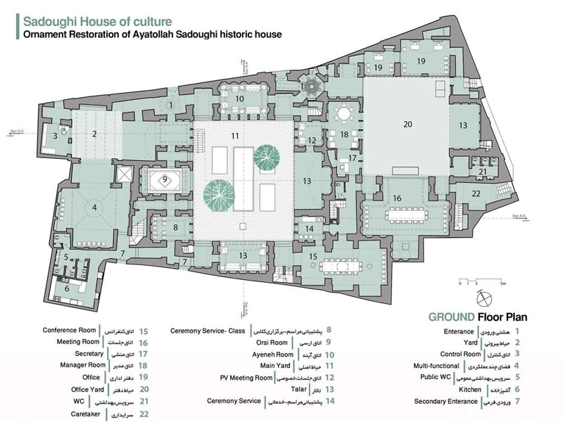 persian garden ground floor plan