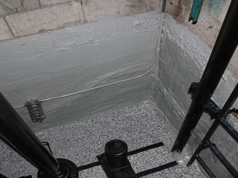 آب بندی چاله آسانسور
