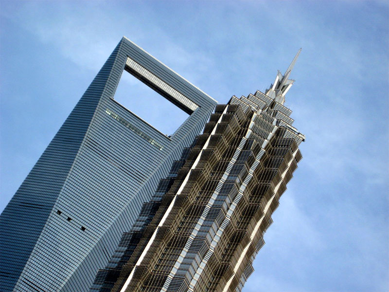 برج مرکز مالی جهانی شانگهای در چین