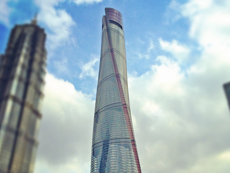 معماری برج شانگهای 