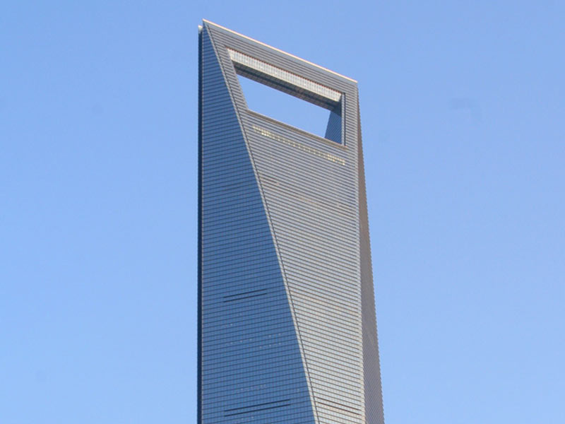 طراحی معماری مرکز مالی جهانی شانگهای