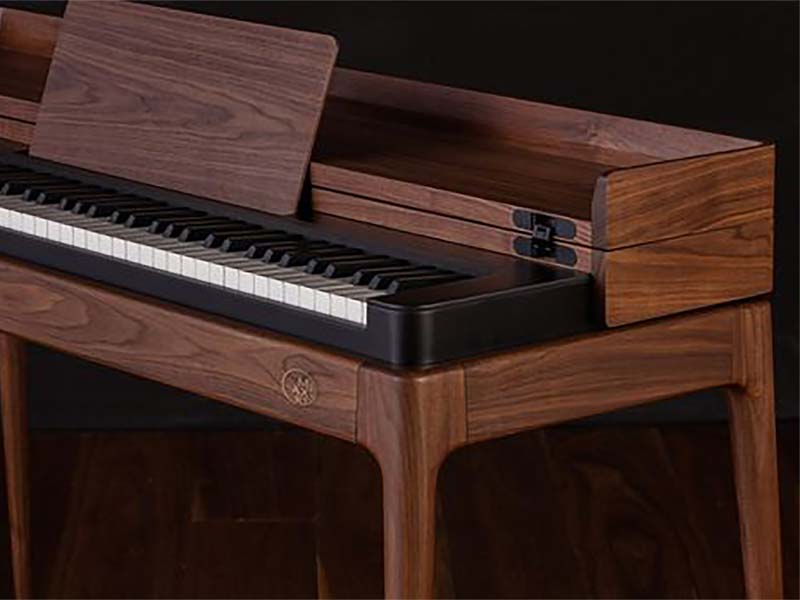 میز چوبی پیانو دیجیتال ساده