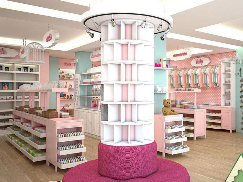 طراحی فروشگاه پوشاک کودک