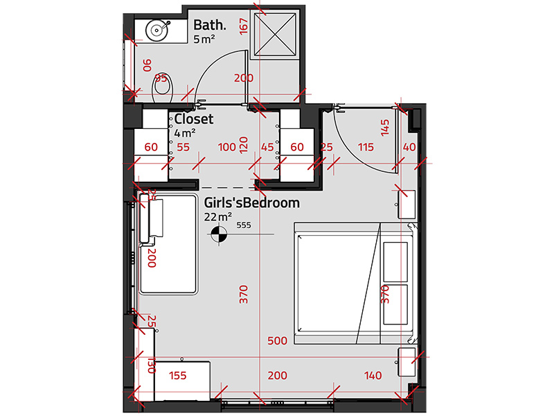 Design Girl’s Room Plan