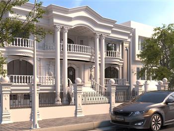 طراحی ویلا کلاسیک