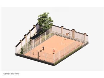 طراحی زمین ورزشی در مجتمع مسکونی