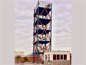 طراحی و اجرای پلتفرم برج اتانول پترو آذر آسیایزد