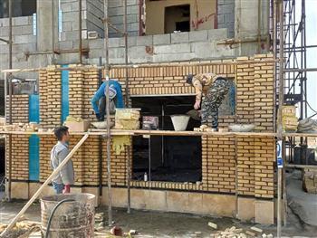 اجرای نمای آجر کهریزک